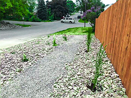 Gravel Path Through Rocks