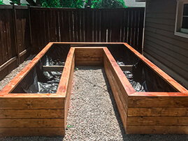 Raised Garden Bed Installation