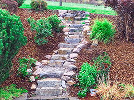 Stone Stairs To Street