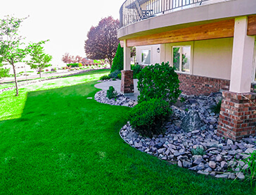 Landscaping Around Edge of House